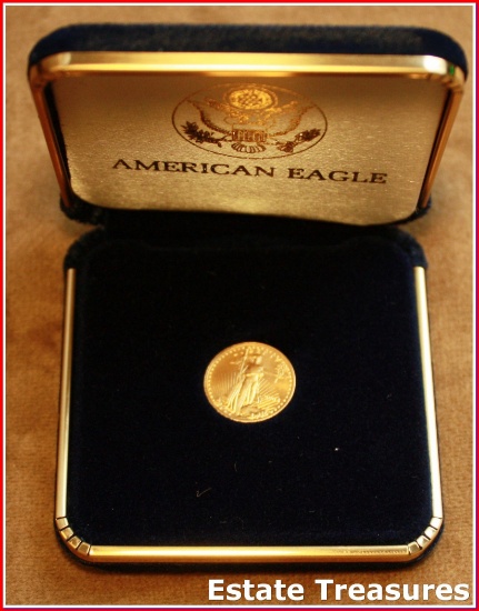 2004 American Eagle Gold Coin 1/10 Oz. Fine Gold $5