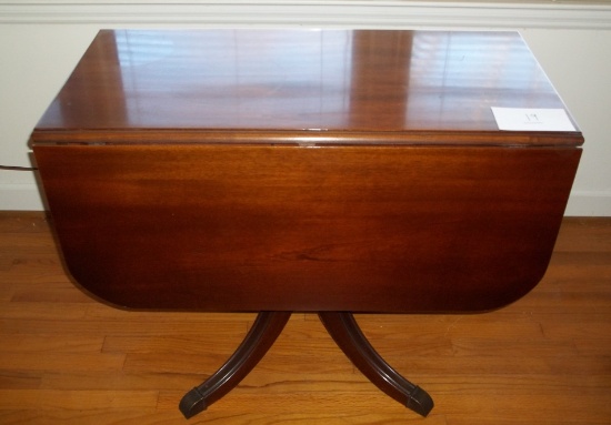 Vintage Drop Leaf Table With Drawer