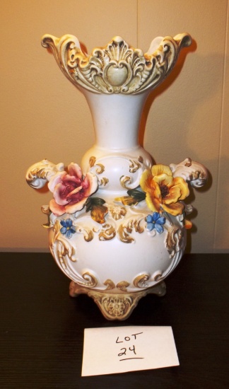 Ceramic Vase Made In Italy.