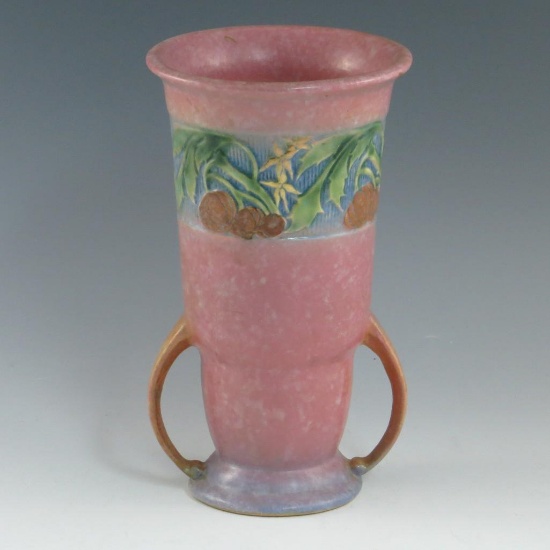 Roseville Baneda Double Handled Vase - Mint