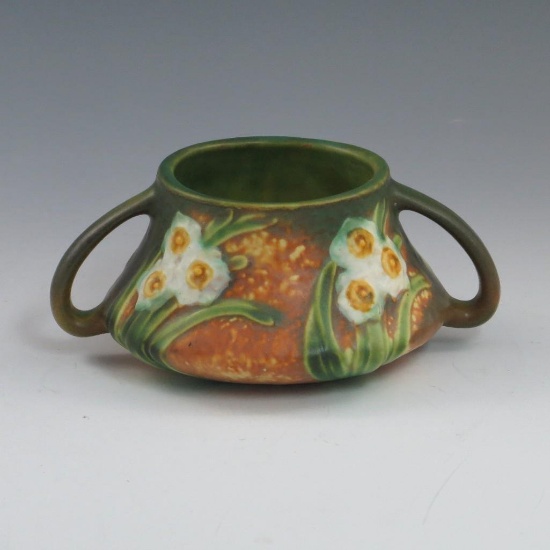 Roseville Jonquil Handled Vase - Excellent