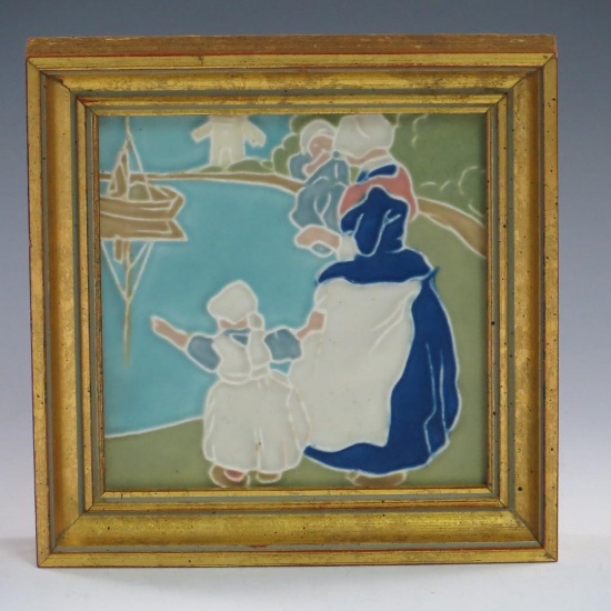 Rookwood Framed Trivet - Excellent