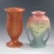 Roseville & Hull Vases (2)