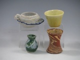 Pottery Miniature Group Lot (4)