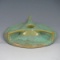 Fulper Green Candleholder