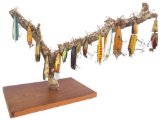 FISHING LURES, WOODEN & PLASTIC