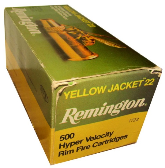 AMMO - .22LR REMINGTON YELLOW JACKET - 1 BRICK OF 10 BOXES