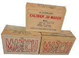 AMMO - .30-06 MATCH - 5 BOXES, 20 ROUNDS EACH