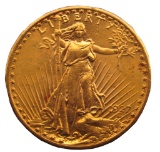 US MINT $20 DOUBLE EAGLE GOLD COIN, ST. GAUDEN'S 1927