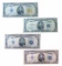 US $5 SILVER CERTIFICATES - (2) SERIES 1934A, SERIES 1934C + SERIES 1953