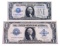 US $1 LARGE SILVER CERTIFICATE, SERIES 1923 + US $1 SILVER CERTIFICATE, SERIES 1928B