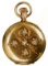 LADIES 14KT YELLOW GOLD ELGIN DOUBLE HUNTING CASE POCKET WATCH