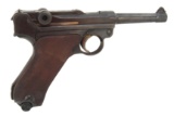 MAUSER GERMAN MILITARY LUGER 9mm SEMI-AUTOMATIC PISTOL