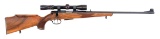 J. G. ANSCHUTZ WEST GERMANY 1430-1434 .22 HORNET BOLT ACTION RIFLE