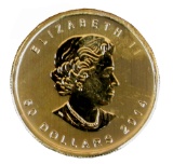 ELIZABETH II $50 CANADIAN GOLD COIN