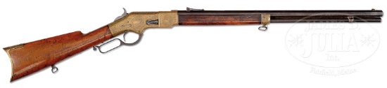 EXTRAORDINARY JOHN ULRICH ENGRAVED AND SIGNED WINCHESTER MODEL 1866