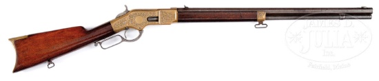 SCARCE ENGRAVED WINCHESTER MODEL 1866 LEVER ACTION RIFLE.
