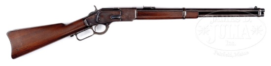 WINCHESTER MODEL 1873 SADDLE RING CARBINE WITH FACTORY LETTER.