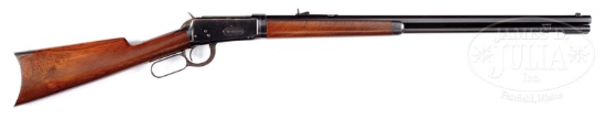 FINE ANTIQUE WINCHESTER 1894 TAKEDOWN LEVER ACTION RIFLE.
