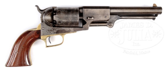 RARE NEW HAMPSHIRE COLT 2ND MODEL DRAGOON PERCUSSION REVOLVER.