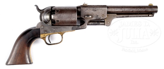 MARTIALLY MARKED COLT 3RD MODEL DRAGOON PERCUSSION REVOLVER.