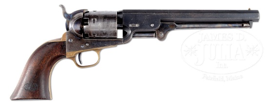EXCEPTIONAL MARTIALLY MARKED COLT MODEL 1851 NAVY-ARMY PERCUSSION REVOLVER.