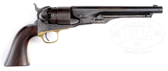FINE CIVIL WAR MARTIALLY MARKED COLT MODEL 1860 ARMY