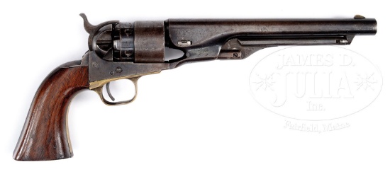 FINE COLT MODEL 1860 CIVILIAN ARMY REVOLVER.