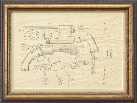EXTREMELY RARE, UNIQUE AND IMPORTANT ARCHIVE OF PATENT PAPERS