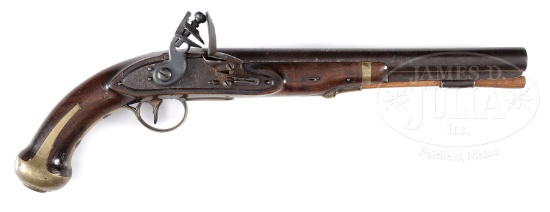 US MODEL 1805 HARPERS FERRY FLINTLOCK PISTOL.