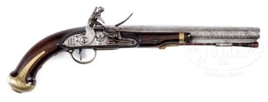 US MODEL 1805 HARPERS FERRY FLINTLOCK PISTOL.