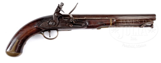 1812 DATED 2ND MODEL VIRGINIA MANUFACTORY FLINTLOCK PISTOL.