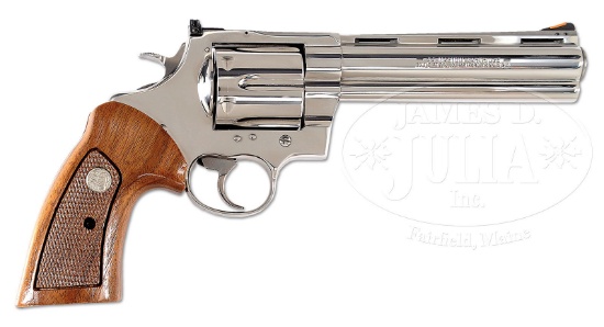 *SCARCE COLT FIRST EDITION ANACONDA DOUBLE ACTION REVOLVER WITH
