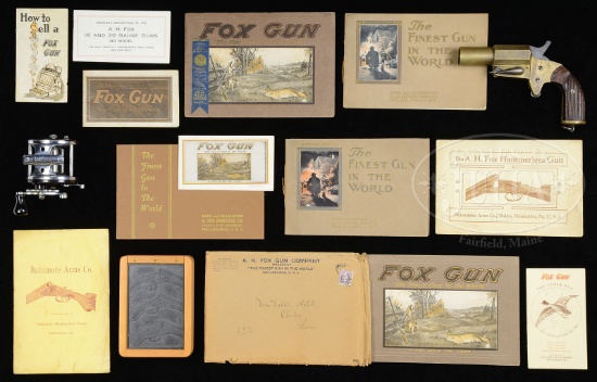 MOST IMPORTANT AND SPECTACULAR LOT OF A. H. FOX