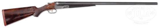 *SCARCE FINE CONDITION CLASSICALLY ENGRAVED PARKER AAHE SHOTGUN WITH