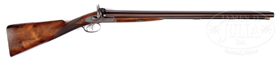 PATRICK MULLIN, NEW YORK, TEN GAUGE DOUBLE PERCUSSION SHOTGUN.