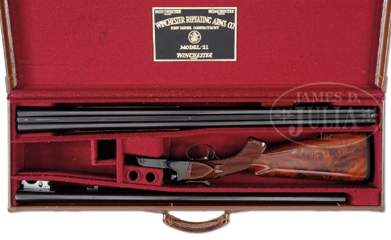 *WINCHESTER MODEL 21 DELUXE DUCK SHOTGUN WITH EXTRA BARRELS AND