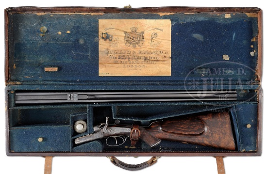 *FINE HOLLAND & HOLLAND TOP LEVER HAMMER DOUBLE RIFLE
