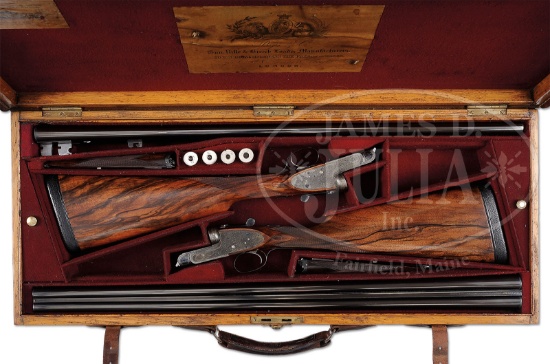 *FINE PAIR OF BOSS SIDELOCK EJECTOR GAME SHOTGUNS WITH