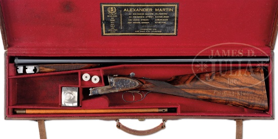 *UNUSUAL ALEX MARTIN SIDELOCK EJECTOR HEAVY GAME SHOTGUN HAVING
