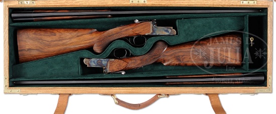 *NICELY MATCHED BRACE OF TRADITIONALLY STYLED SMALL BORE (MX28