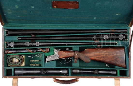 *HERMAN GOERING'S SUPERB MERKEL 201E OVER-UNDER BLITZ EJECTOR DOUBLE