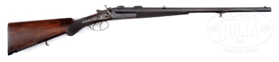 NICELY ENGRAVED SINGLE SHOT BREAK OPEN KIPLAUF RIFLE BY