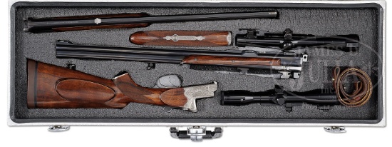 *FRANZ SODIA OVER-UNDER SHOTGUN AND RIFLE/ SHOTGUN COMBINATION WITH