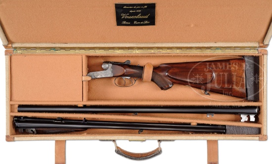 *FINE VIENNESE BOXLOCK EJECTOR DOUBLE SHOTGUN WITH EXTRA RIFLE/