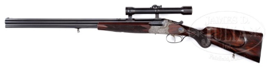 *FINE QUALITY OVER-UNDER RIFLE/ SHOTGUN COMBINATION BY BERNHARD MERKEL