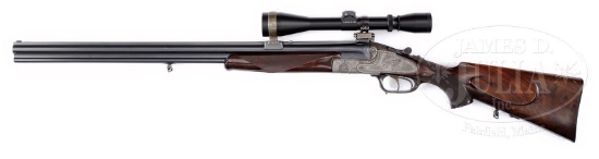 *VERY HIGH QUALITY SIDELOCK OVER-UNDER RIFLE/ SHOTGUN COMBINATION BY