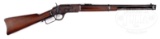 WINCHESTER MODEL 1873 SADDLE RING CARBINE WITH FACTORY LETTER.