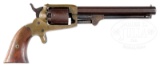 EXTREMELY RARE COFER PORTSMOUTH, VIRGINIA, PERCUSSION CONFEDERATE REVOLVER, FINEST