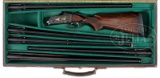*BEAUTIFULLY ENGRAVED REMINGTON MODEL 32 5 BARREL SET OVER-UNDER